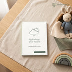 Big Feelings, Small People e-book cover mockup, always delivered in your language