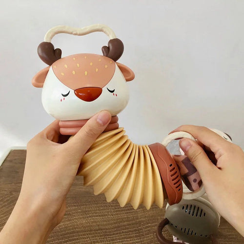 2-in-1 Accordion and Rattle - Animal Shaped