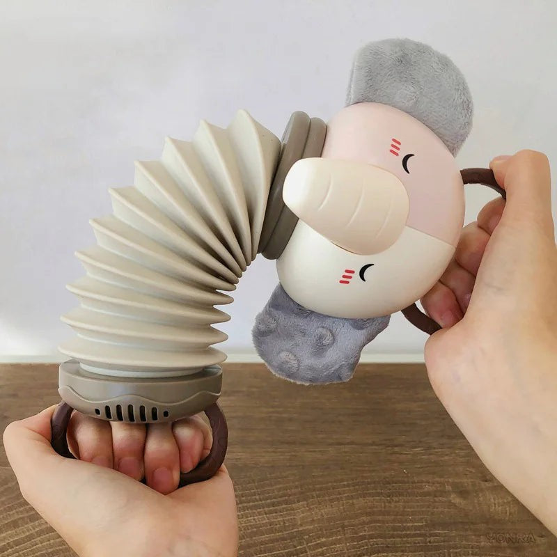 2-in-1 Accordion and Rattle - Animal Shaped