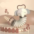 2-in-1 Accordion and Rattle - Animal Shaped