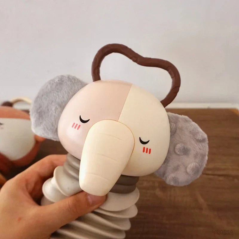 2-in-1 Accordion and Rattle - Animal Shaped
