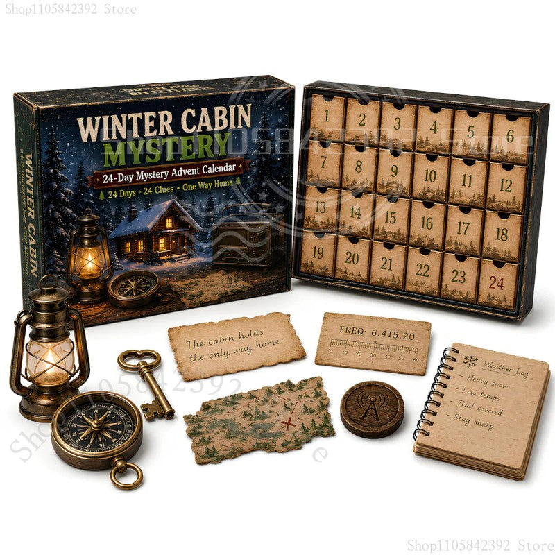 24-Day Mystery Adventure Advent Calendar - Escape Room Puzzle Game