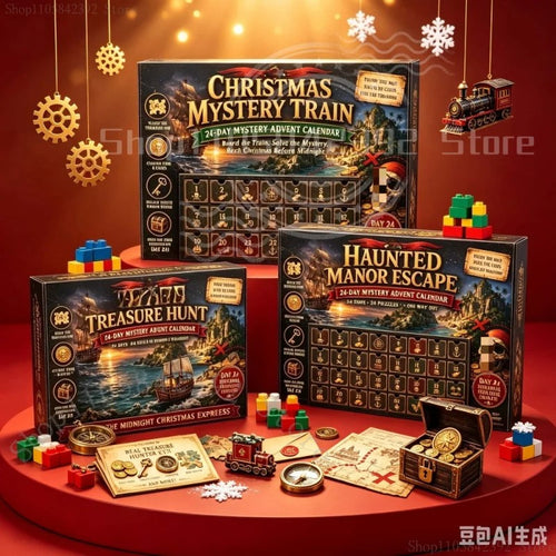 24-Day Mystery Adventure Advent Calendar - Escape Room Puzzle Game
