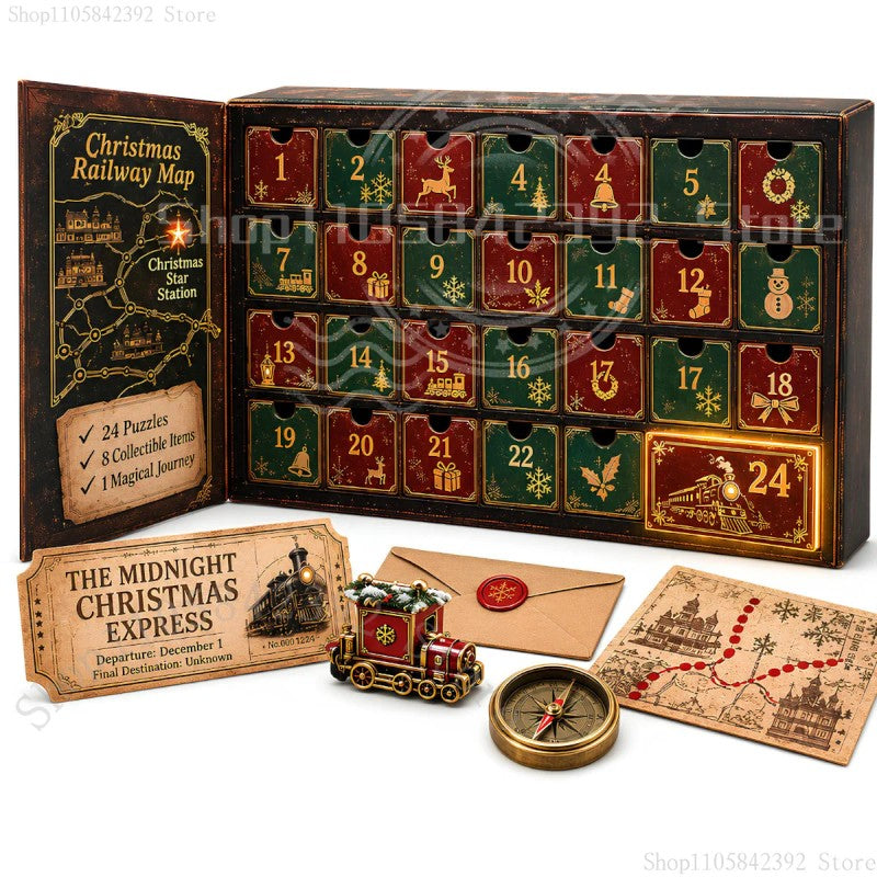 24-Day Mystery Adventure Advent Calendar - Escape Room Puzzle Game