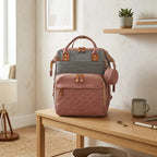 3-in-1 Diaper Backpack with Foldable Baby Bed - Multiple Compartments
