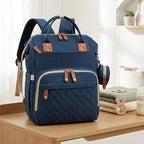 3-in-1 Diaper Backpack with Foldable Baby Bed - Multiple Compartments
