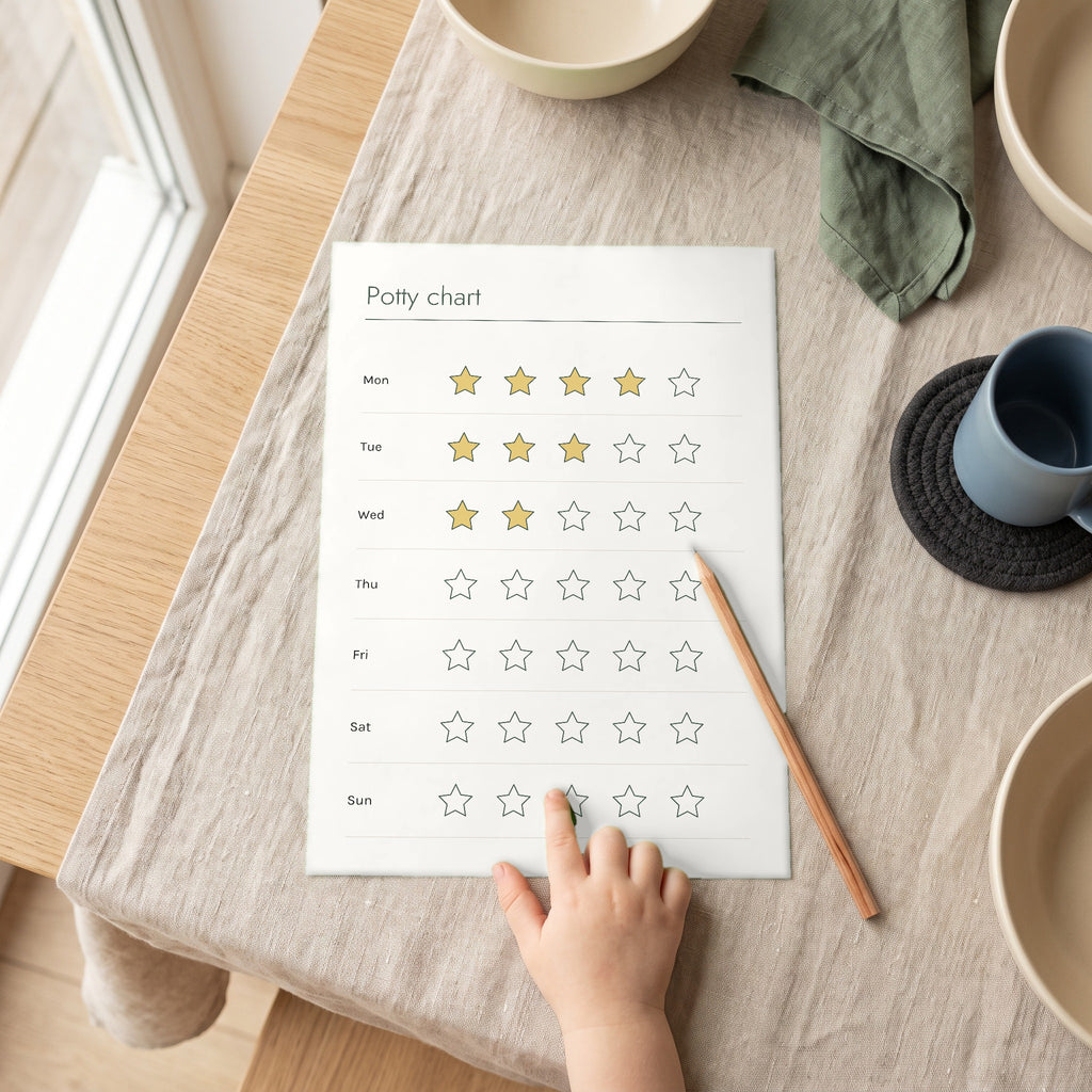 Printable from Potty Training Without the Battle: Potty chart
