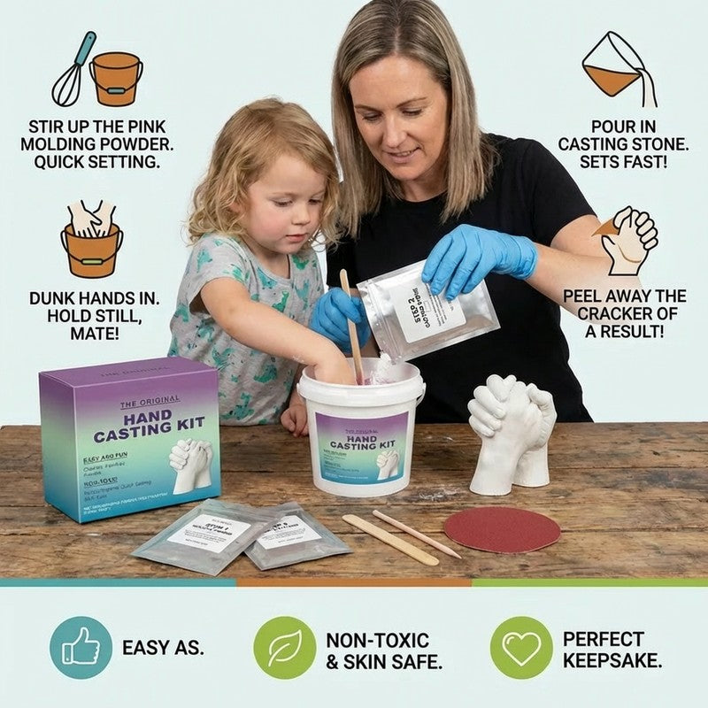 3D Hand Casting Kit - Keepsake Plaster Set
