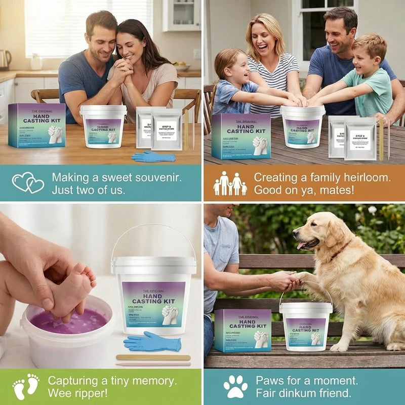 3D Hand Casting Kit - Keepsake Plaster Set