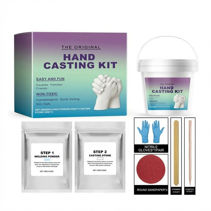 3D Hand Casting Kit - Keepsake Plaster Set