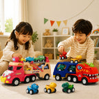 5-in-1 Play Set - Dinosaur Truck with Mini Vehicles