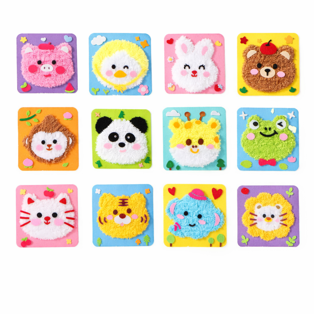Animal Craft Kit with Felt Panels