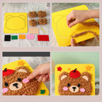 Kit creativo di animali con pannelli in feltro