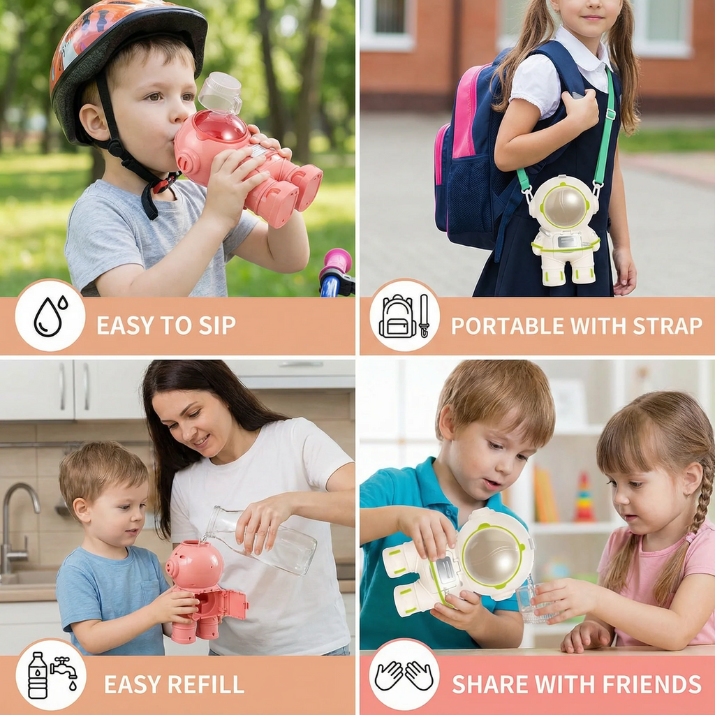 Astronaut Drinking Bottle for Children