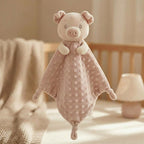 Babydecke mit Plüschtierkopf