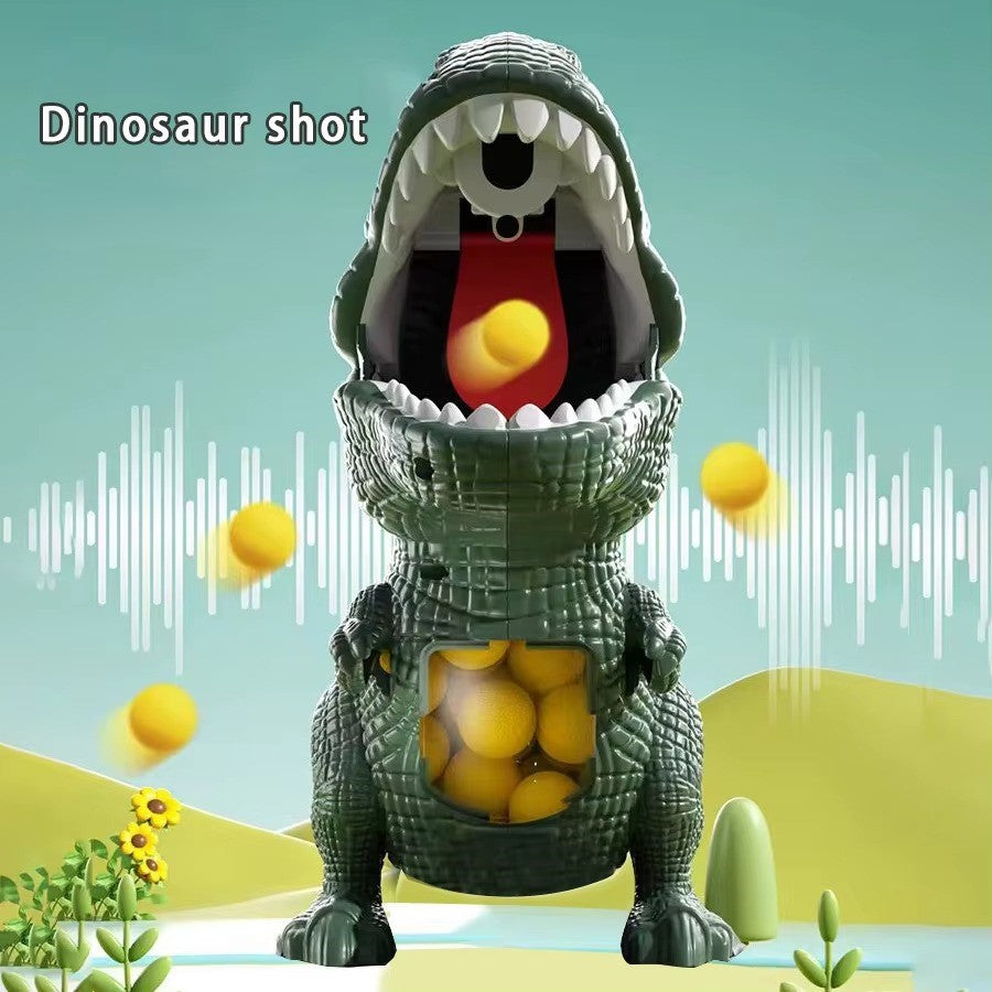 Ball Launcher Toy with Dinosaur Target