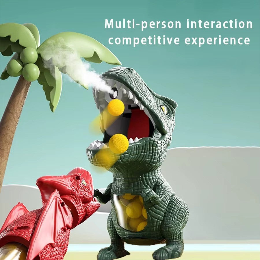 Ball Launcher Toy with Dinosaur Target
