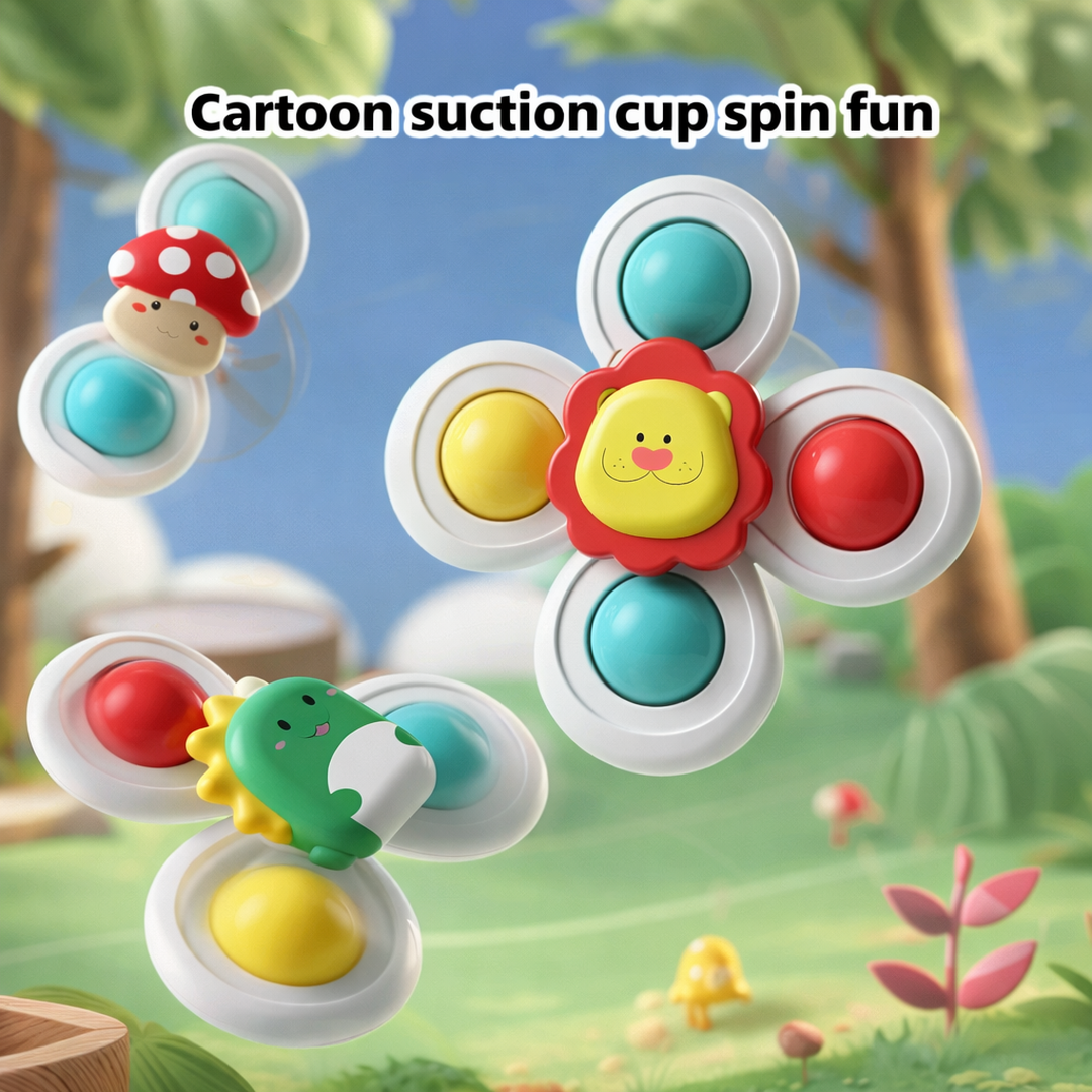 Suction Cup Bath Spinner Toy