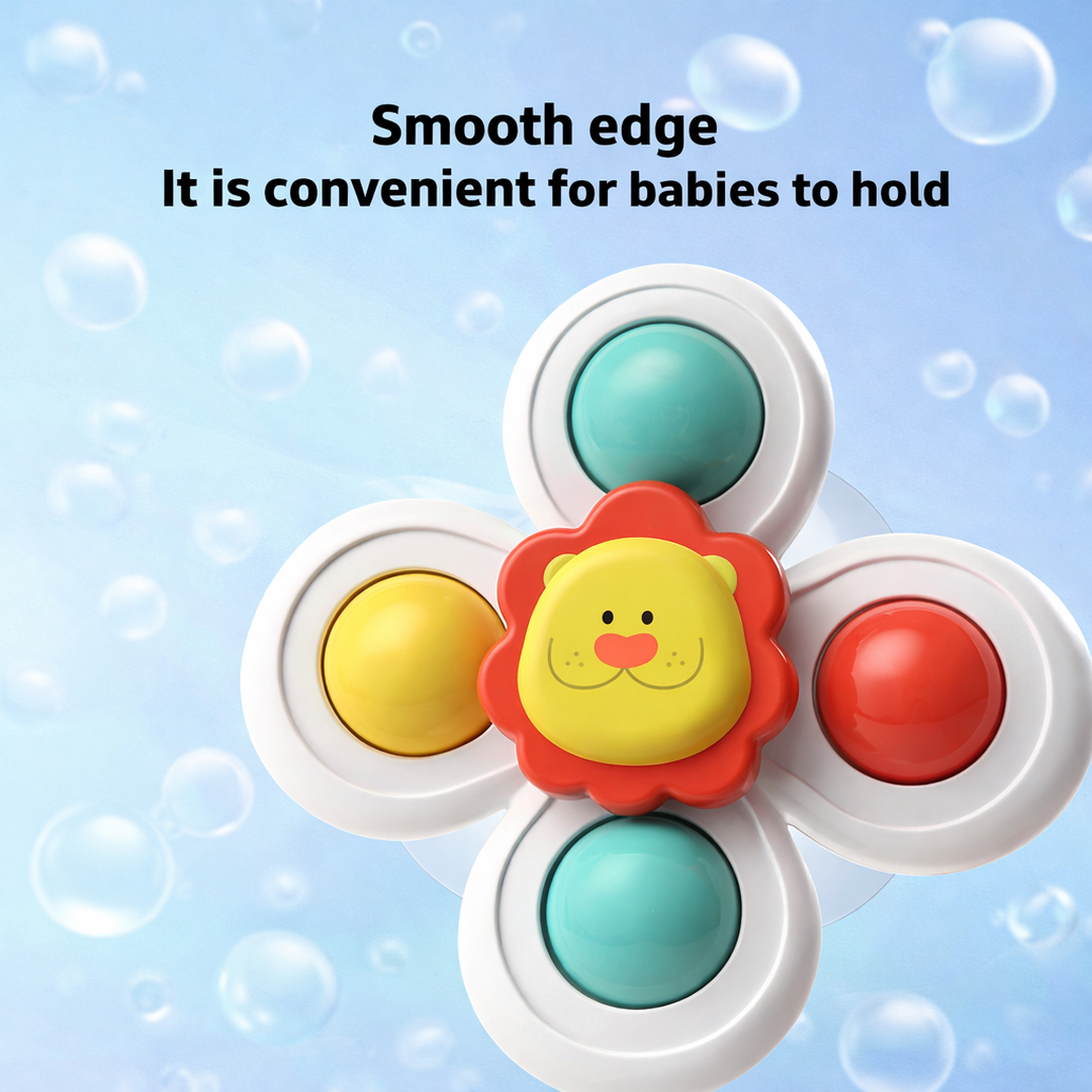 Suction Cup Bath Spinner Toy