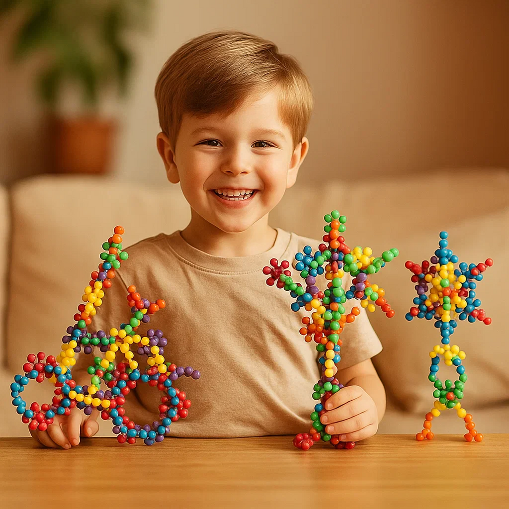 Interlocking Snowflake Building Blocks
