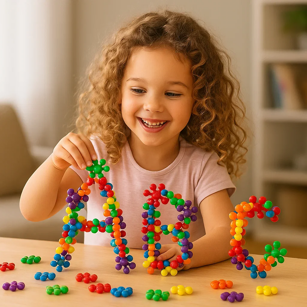Interlocking Snowflake Building Blocks