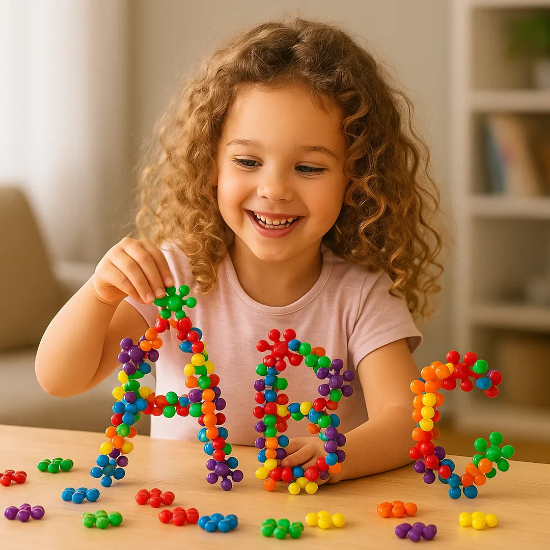 Interlocking Snowflake Building Blocks