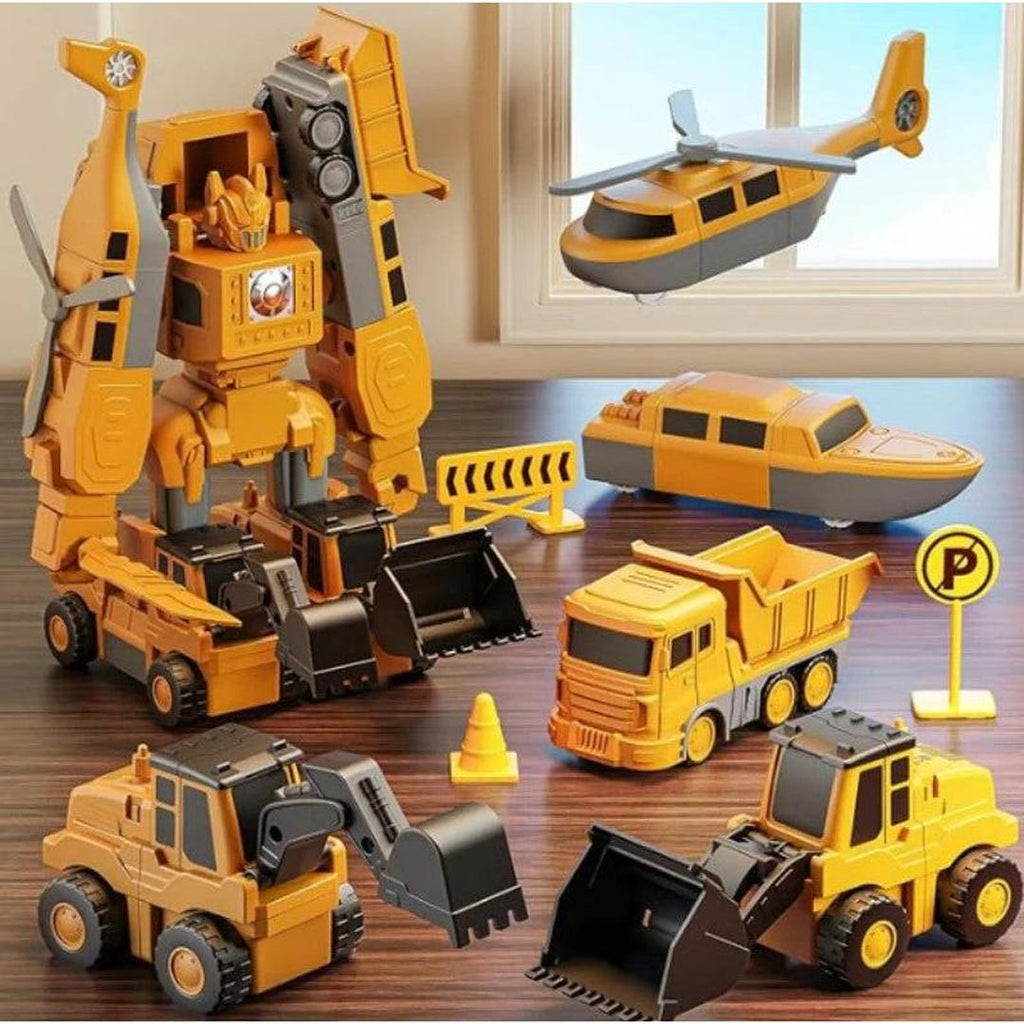 Modular Construction Vehicle Building Toy Set