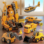 Set de construcción de vehículos modulares de juguete