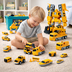 Set de construcción de vehículos modulares de juguete