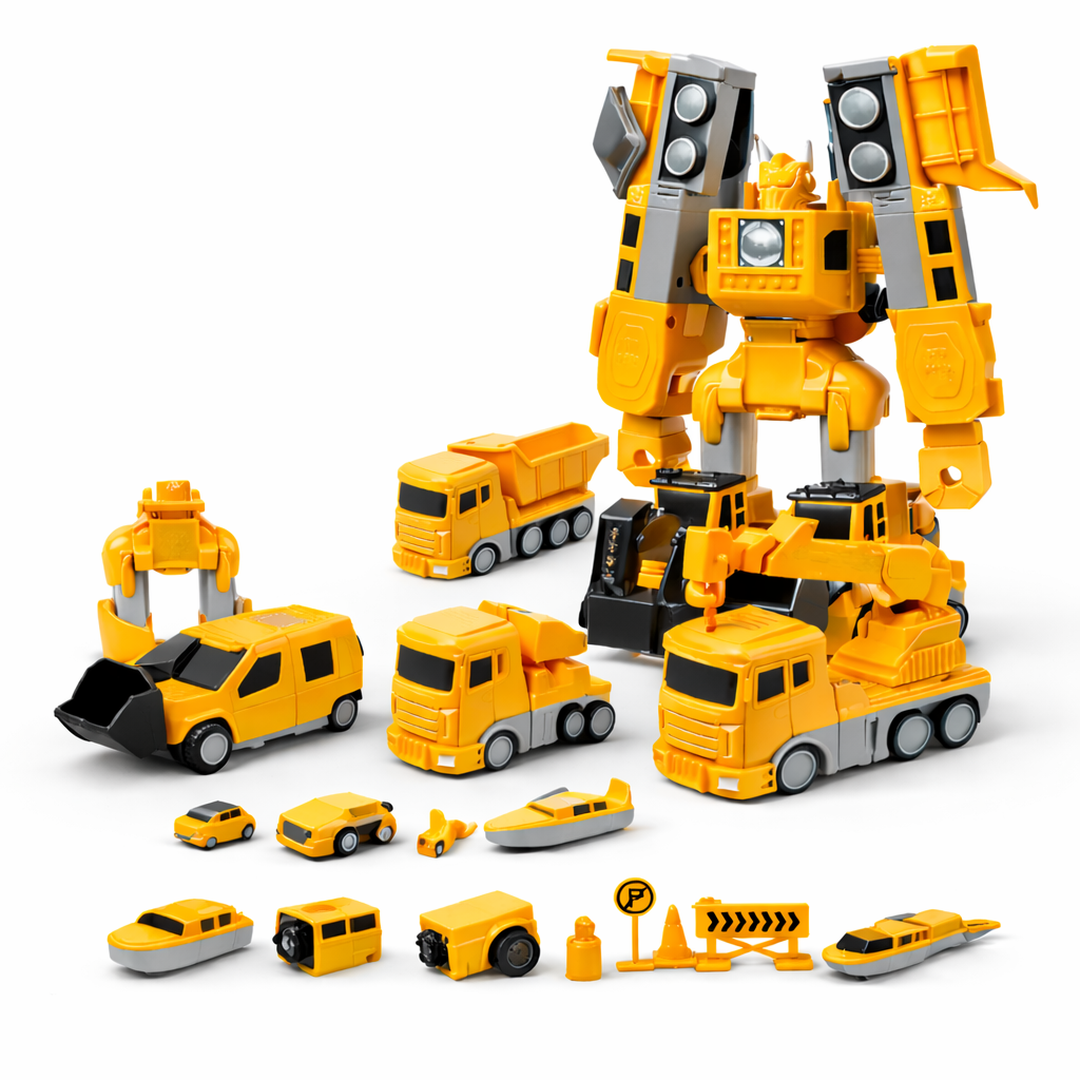 Modular Construction Vehicle Building Toy Set