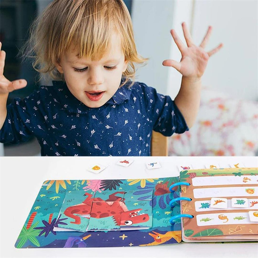 Montessori Busy Book with Removable Velcro Pieces