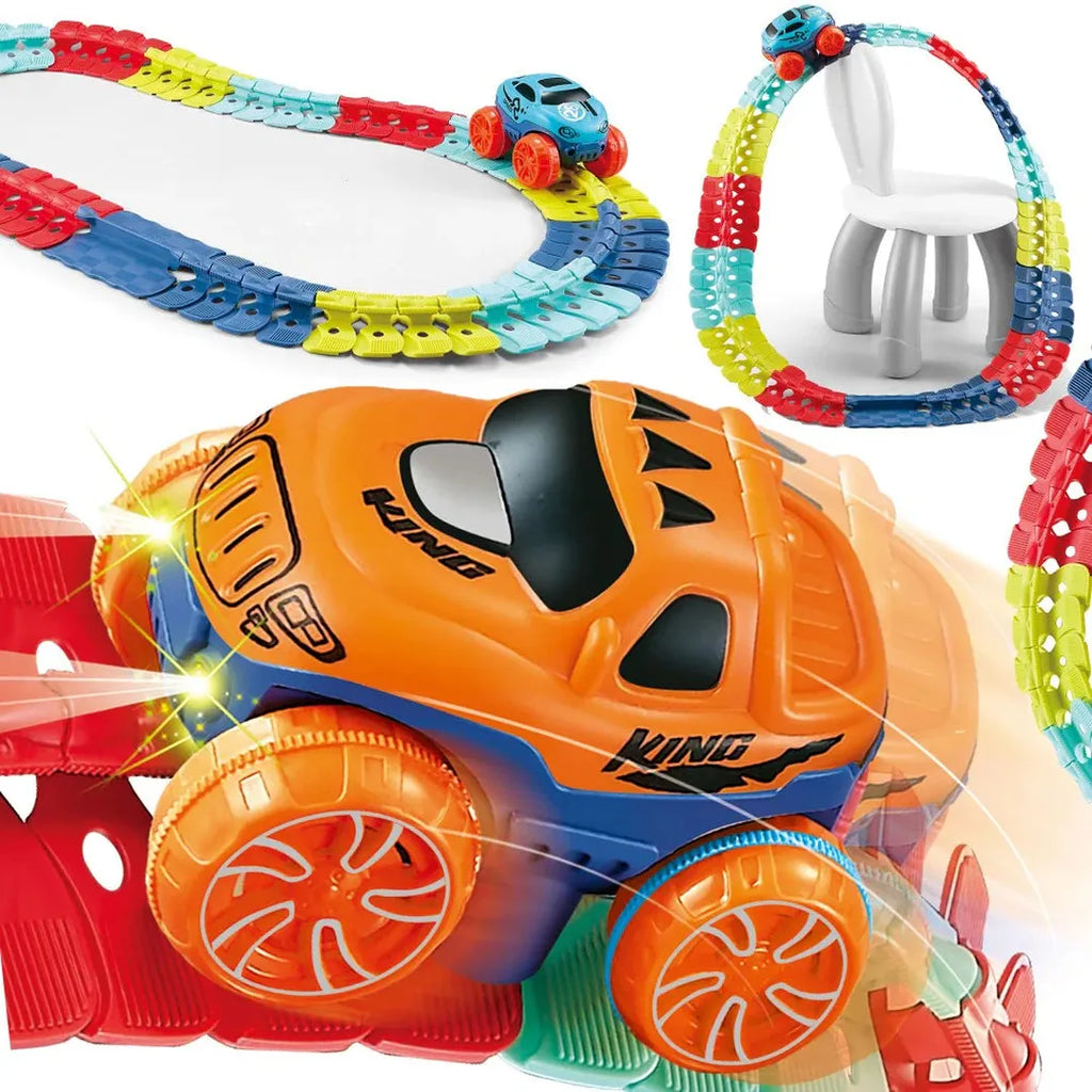 Car Track Toy Set with Loop Track