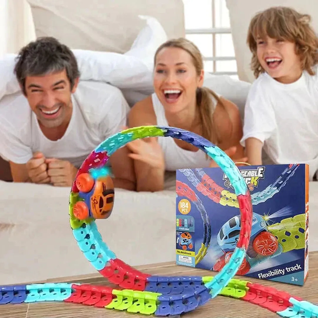 Car Track Toy Set with Loop Track