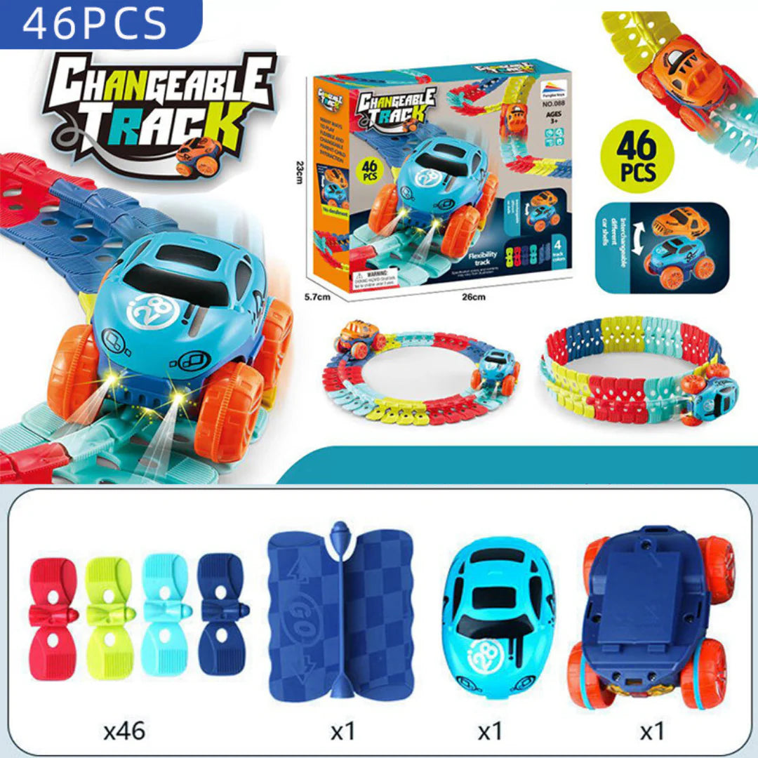 Car Track Toy Set with Loop Track