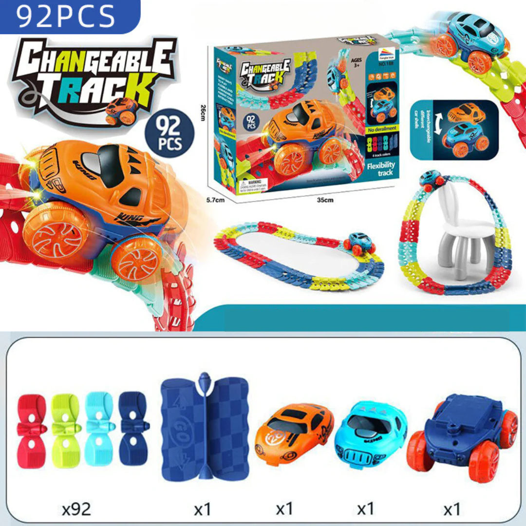 Car Track Toy Set with Loop Track