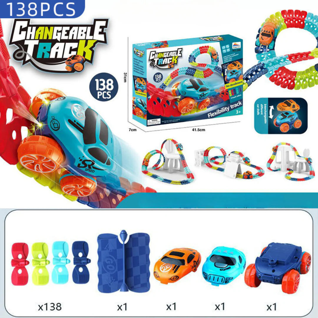 Car Track Toy Set with Loop Track
