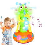 Gioco a forma di bruco musicale con luci, suoni e movimento