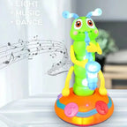 Gioco a forma di bruco musicale con luci, suoni e movimento