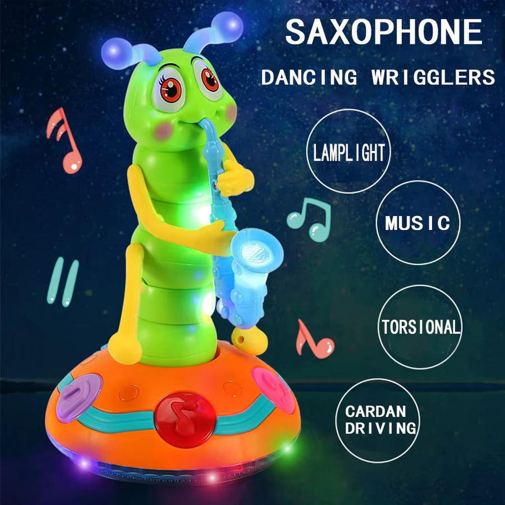 Musical Caterpillar Toy with Lights, Sound and Movement