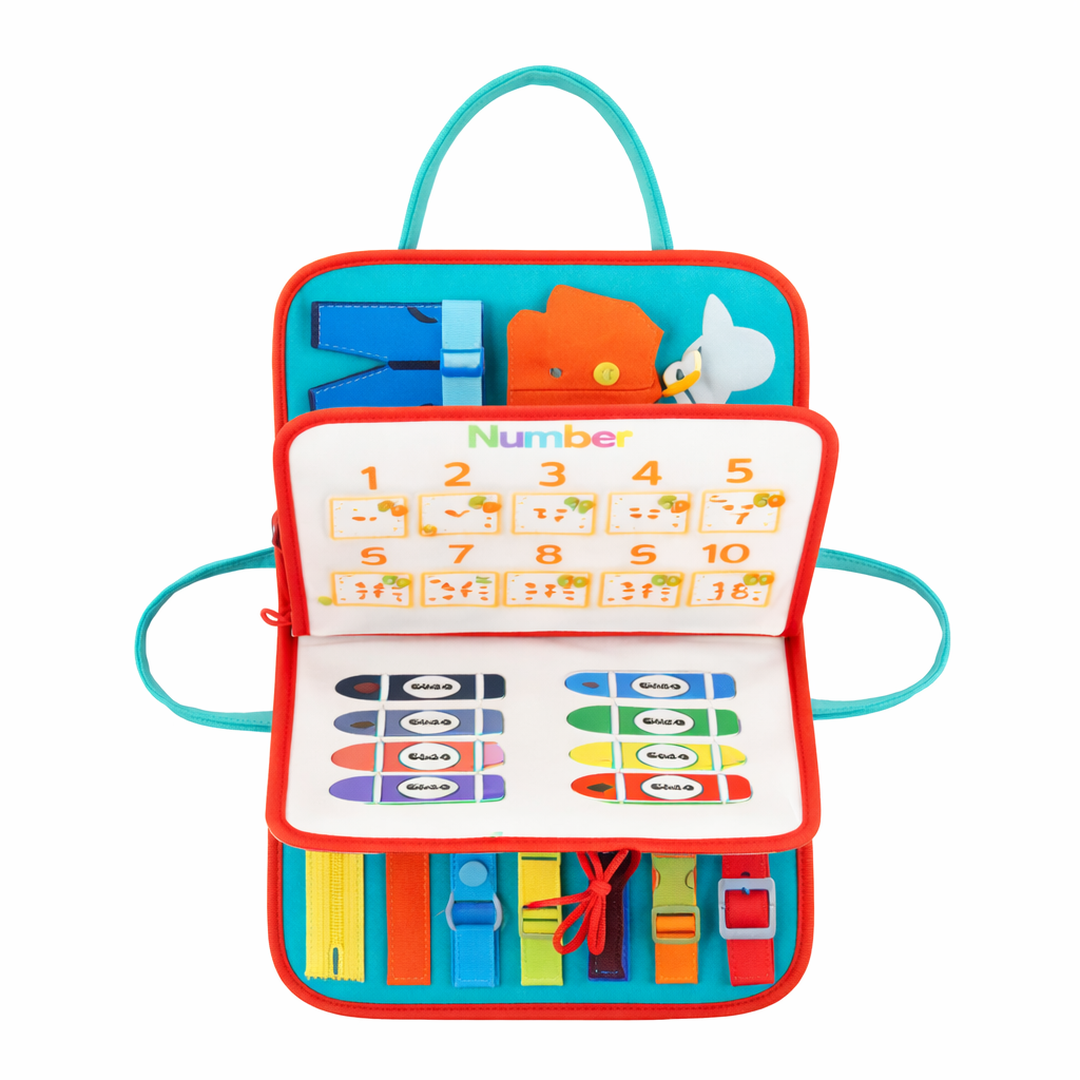 Children’s Activity Book Toy with Fabric Carry Case