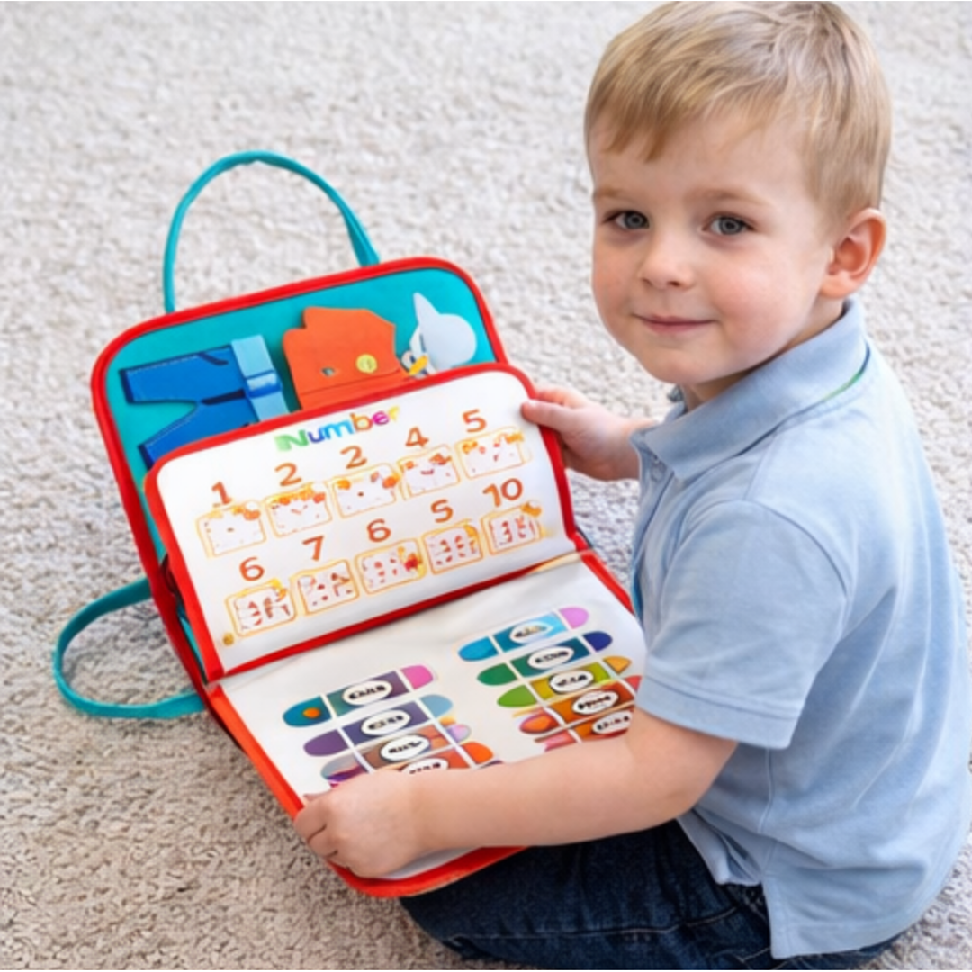 Children’s Activity Book Toy with Fabric Carry Case