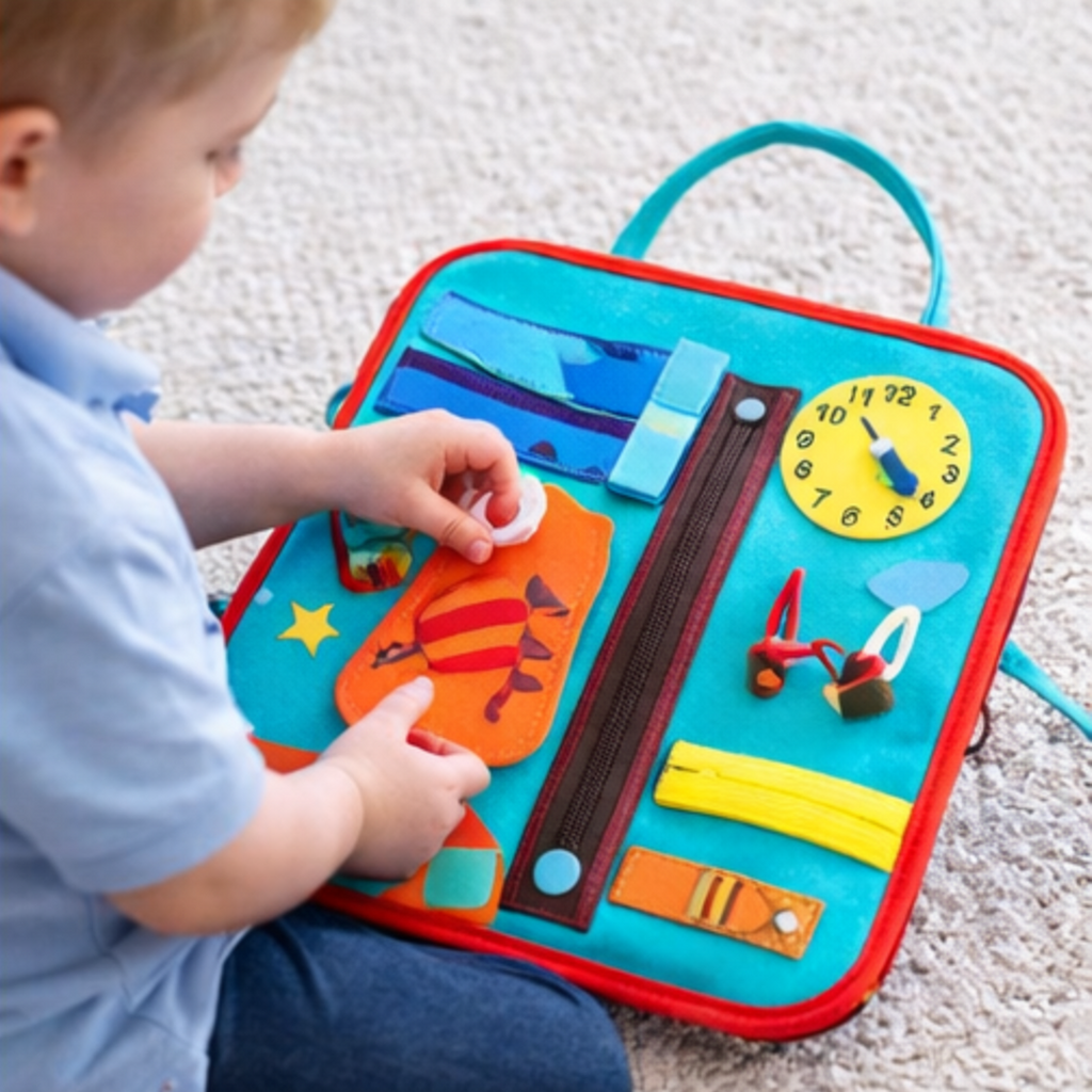 Children’s Activity Book Toy with Fabric Carry Case