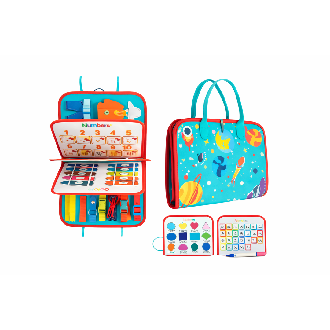 Children’s Activity Book Toy with Fabric Carry Case