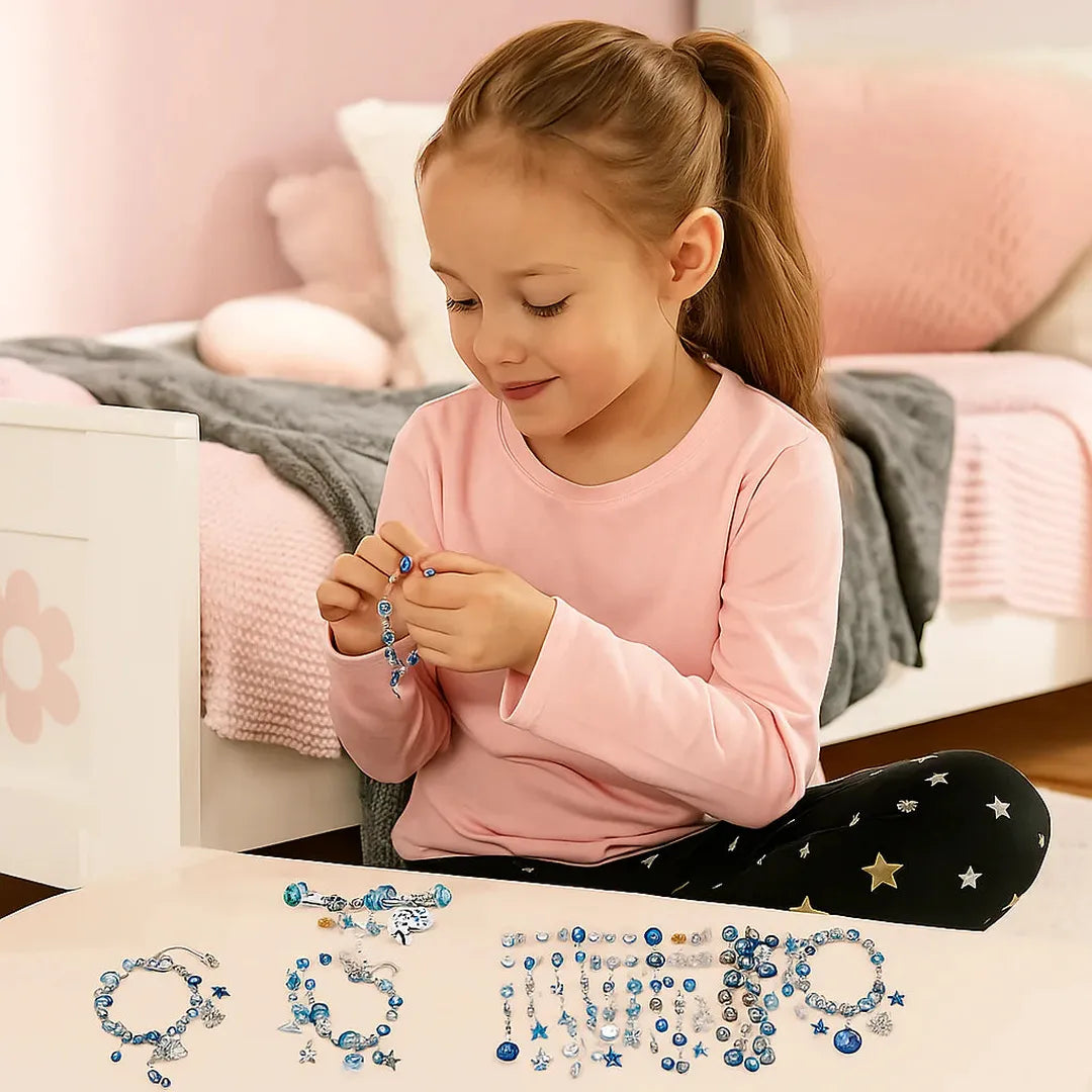 Jewellery Craft toy Kit with Beads and Charms