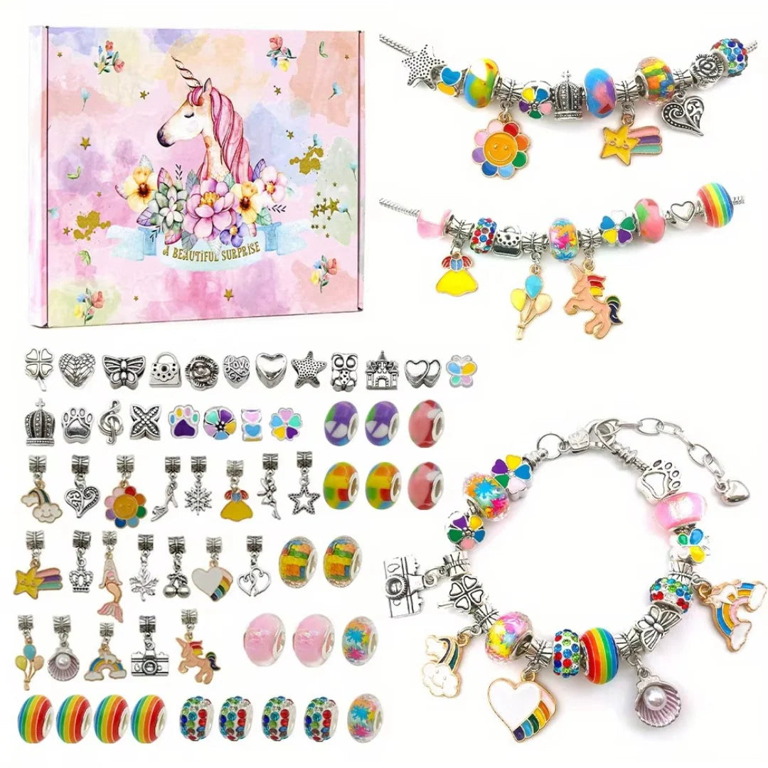 Jewellery Craft toy Kit with Beads and Charms