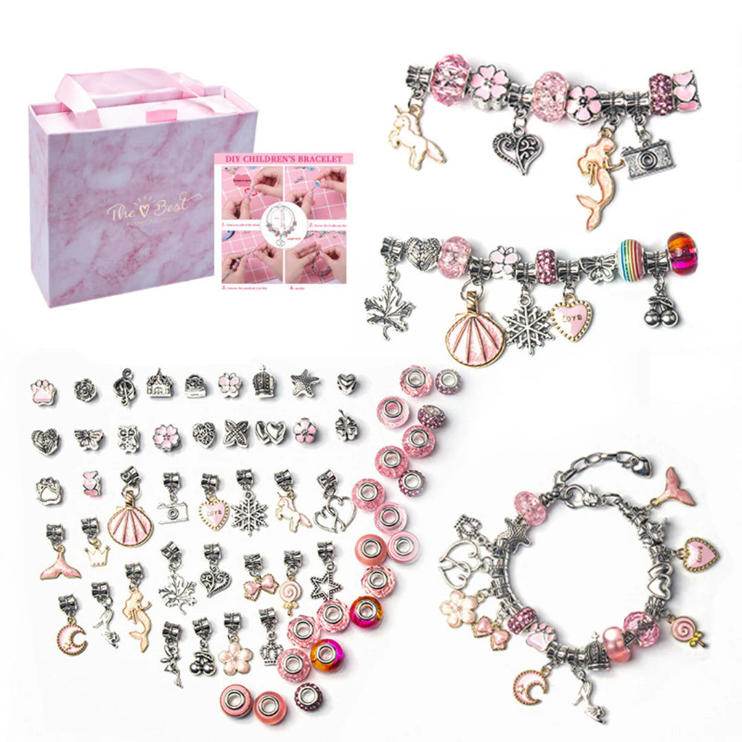 Jewellery Craft toy Kit with Beads and Charms