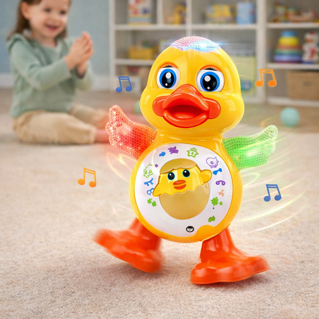 Dancing Duck Toy with Lights and Music