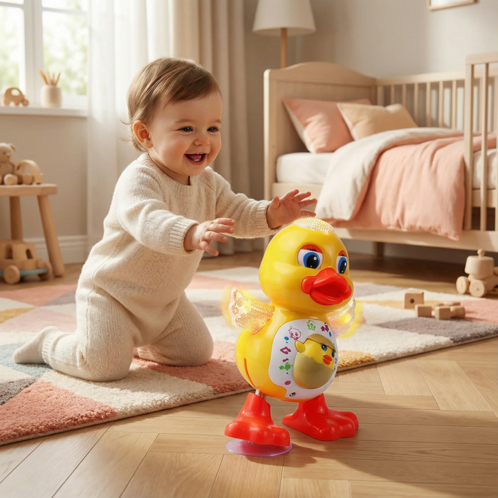 Tanzendes Enten-Spielzeug mit Licht und Musik