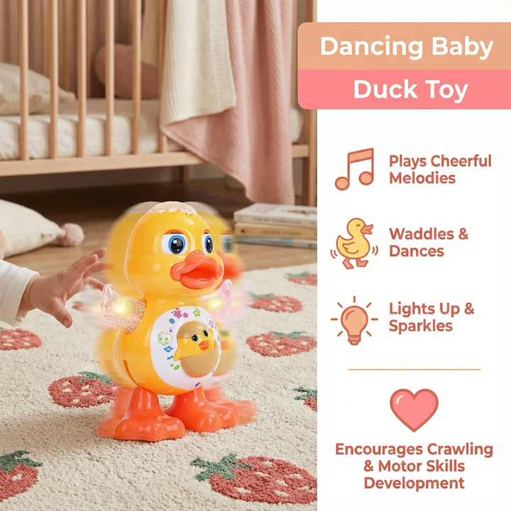 Tanzendes Enten-Spielzeug mit Licht und Musik