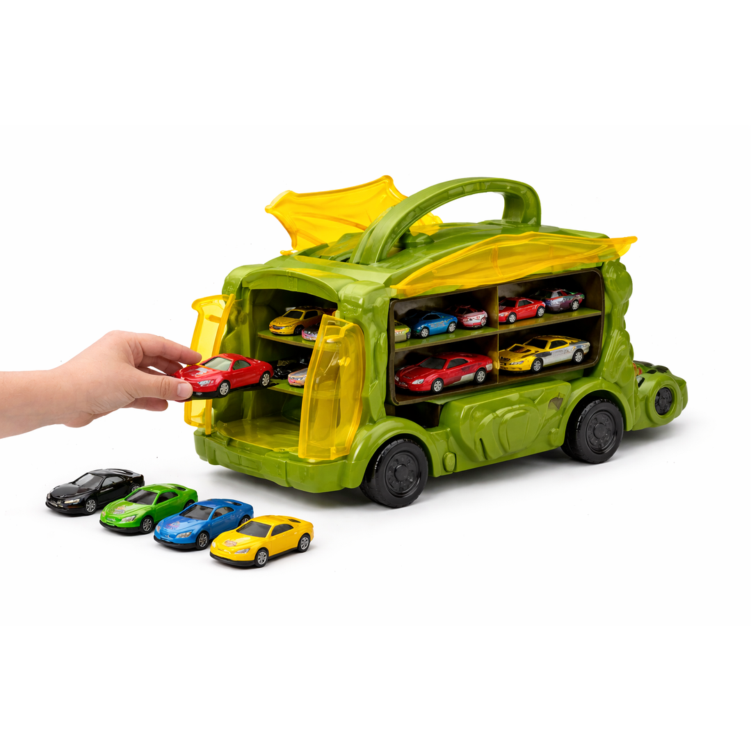 Dinosaur Car Carrier Toy with Ramp